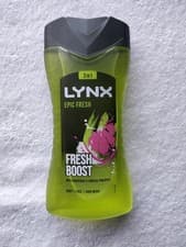 Image of 3 In 1 LYNX EPIC FRESH BOOST SHOWER GEL For Body Face & Hair Wash 225ml