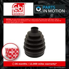 Image of CV Joint Boot Front Outer 44402 Febi C.V. Driveshaft Gaiter 1J0407285F Quality