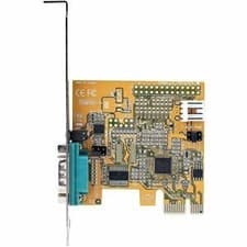 Image of Startech 1-Port Pci Express Serial Card Pcie To Rs232 Db9 Serial Interface Card