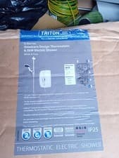 Image of Triton Omnicare 8.5kW Thermostatic Electric Shower TEOMN81 NEW Complete Kit