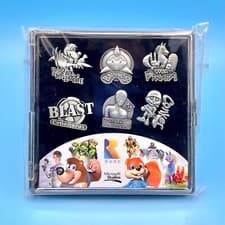 Image of Rare Heritage Metal Pin Figure Set Banjo-Kazooie Conker Battletoads Perfect Dark