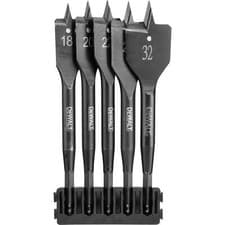 Image of DeWalt 5 Piece Extreme Flatwood Drill Bit Bar Set