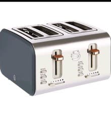 Image of Swan ST14620GRYN 4 Slice Nordic Toaster - Slate Grey