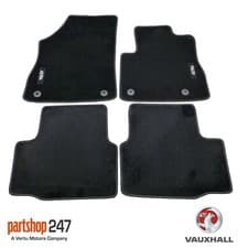 Image of GENUINE Vauxhall Astra K 2016- Tailored Velour Carpet Floor Mats UKCVA026 - New