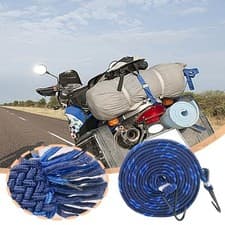 Image of Premium Elastic Bungee Straps for Securing Luggage on Trucks and Bikes
