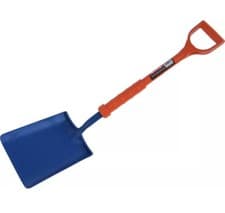 Image of Insulated Square Mouth Shovel With Carbon Steel Head & Bs Standard Shaft & Grip
