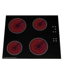Image of SIA CERH60BL 60cm 4 Zone Touch Control Electric Ceramic Hob In Black