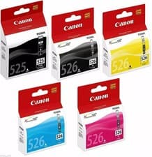 Image of Original Canon PGI-525 CLI-526 C/M/Y/BK Ink Cartridges For Canon PIXMA Lot