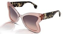 Image of Vivienne Westwood Women's Sunglasses Athalia VW5019 402 Champagne Peach Gradient