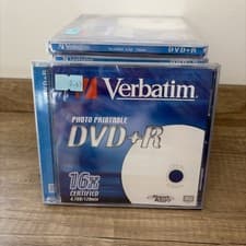 Image of 14 x Pack Of Genuine Verbatim 4.7GB 16x Speed 120min DVD-R Photo Printable 43507