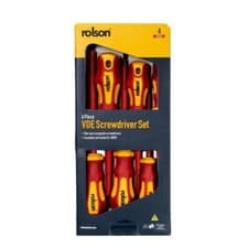 Image of Rolson Compact 6pc VDE Insulated Screwdriver Set