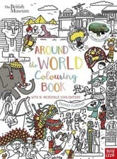 Image of British Museum: Around the World Colouring Book by Thomas Flintham (English) Pap