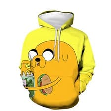 Image of Adventure Time with Finn and Jake 3D Hoodies Sweatshirt Coat Jackets Costumes