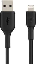 Image of Belkin 2m Lightning Straight Male USB Type-A iPhone Charging Cable - Black