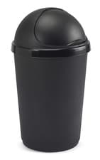 Image of New 50/30L Litre Plastic Bullet Bin Rubbish Waste Bins Kitchen Dustbin Flap Lid
