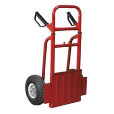 Image of Sealey Sack Truck with Pneumatic Tyres 200kg Folding CST801