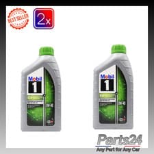 Image of 2x Mobil 1 ESP X4 0w-40 Fully Synthetic Engine Oil - 0W40 1 Litre 1L