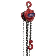 Image of CB500 Sealey Chain Block 0.5tonne 2.5mtr Chain Blocks Lifting Tackle