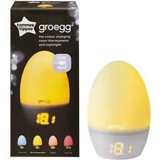 Image of The Gro Company Groegg2 Uk Plug Baby Child Nursery Bedroom Sleep Thermometer NEW