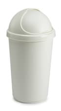 Image of New 50/30L Litre Plastic Bullet Bin Rubbish Waste Bins Kitchen Dustbin Flap Lid