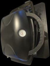 Image of George Foreman Portable Gas BBQ with Integrated Thermostat, Automatic Ignition,