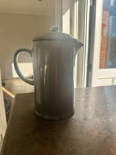 Image of Le Creuset Stoneware Cafetière / French Press 1L - Flint Grey - VGC
