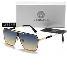 Image of Versace Square Sunglasses Men's Women’s Glasses Outdoor Riding With Box