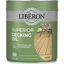 Image of Liberon Superior Decking Oil | UV Filter | Protects, Revives and Enhances Timber