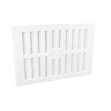 Image of Plastic Louvre Air Vent Grille Cover Adjustable Flyscreen - Hit & Miss Air Vent