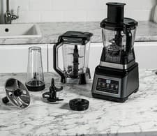 Image of Ninja 3-in-1 Food Processor & Blender | 5 Automatic Programs: Blend, Max Blend,