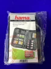 Image of Hama Universal Memory Card Case Large Faux Leather Black 16.5 X 3 X 11.5 Cm Comp