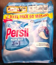 Image of Persil Non-Bio 3in1 Laundry Capsules - XXXL Pack / 60 Washes - New & Sealed