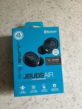 Image of JLab JBuds Air True Wireless Black Bluetooth In-ear Headphones Earbuds - New
