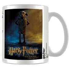 Image of Harry Potter Warning Dobby MugOne Size White/Blue/Yellow BS2287