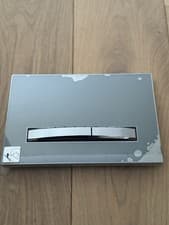 Image of GEBERIT Sigma 50 Smoked Reflective Glass Dual Flush Plate