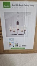 Image of Dunelm Orb LED Single Ceiling Fitting Is A Stylish Pendant Light Fixture