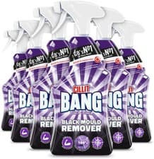 Image of Cillit Bang Black Mould Remover Spray 750ml x6 Bathroom Kitchen Cleaner
