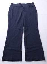 Image of Nine West Women's Petite Mid Rise Bootcut Stretch Pants CD4 Navy Size 6P NWT