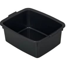 Image of Addis 12L Five Star Rectangular Washing Up Bowl in Soft Black | 42 x 33 x 16cm