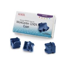 Image of Xerox 108R00660 WorkCentre C2424 Cyan Solid Ink - (3 Pack) IN BOX - VAT Inc