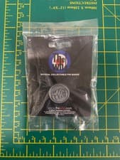 Image of The Who Round Arrow Logo Metal Badge Officially Licensed