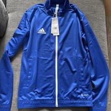 Image of adidas Tracksuit Jacket Mens Entrada 22 Football Royal Blue Track Top