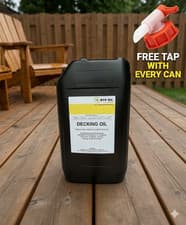 Image of DECKING OIL WOOD PRESERVER 20 LITRE 20 L - CLEAR MATT - External Wood Treatment