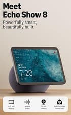 Image of Smart Echo Show 8 (newest gen) Vibrant HD 8.7" display with spatial audio sound