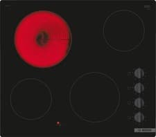 Image of Bosch PKE611CA3E 60cm Ceramic Hob With Knobs + 2 Year Warranty (TATTY BOX)