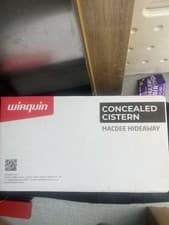 Image of Wirquin CFH2000 Concealed Single Flush Cistern Side Entry no lever