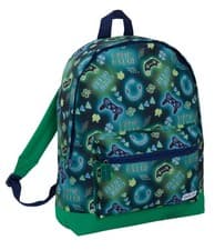 Image of ScruffyTed Boys Gamer Backpack Kids Game Over Large Travel Bag Multi School Bag 