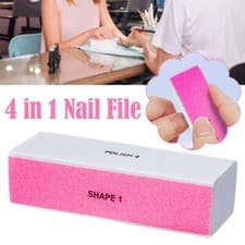 Image of 4in1 Nail Buffer Block Fine Grit Smooth Polish Shine Remove Ridges Nail File☆☆☆☆