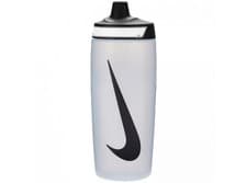 Image of Nike Refuel Bottle 18 OZ Natural Black Black Gym Sports Water Bottle Hydration