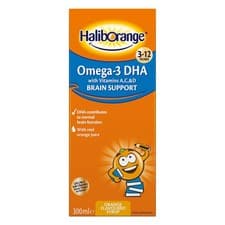 Image of Haliborange Kids Omega 3 Syrup Orange Flavor 300ml for Brain Health